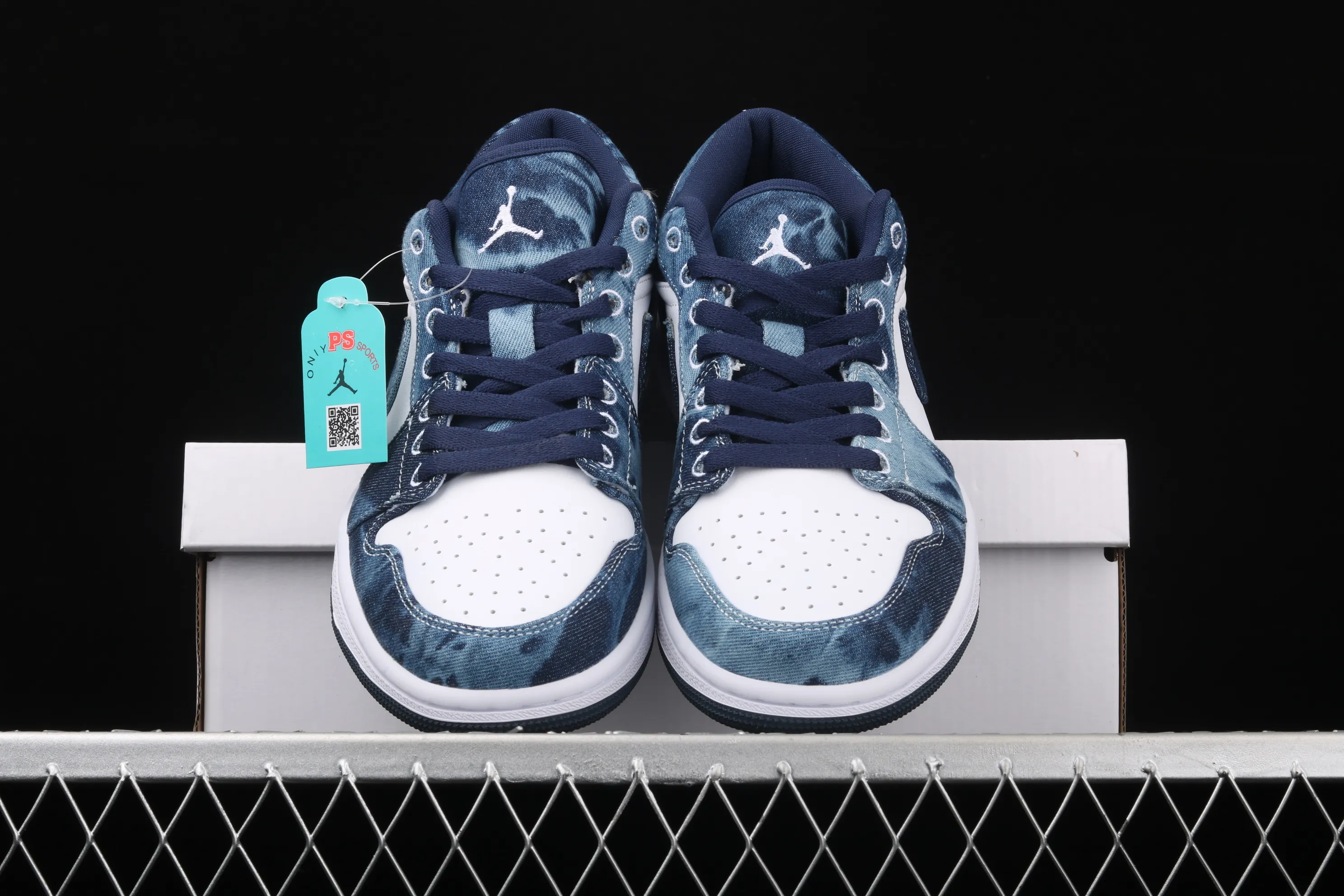 All categories Air Jordan Jordan series basketball shoes Air Jordan 1 Low Air Jordan 1 Low AJ1 Joe 1 denim blue low-top top culture and leisure sports sneakers CZ8455-100